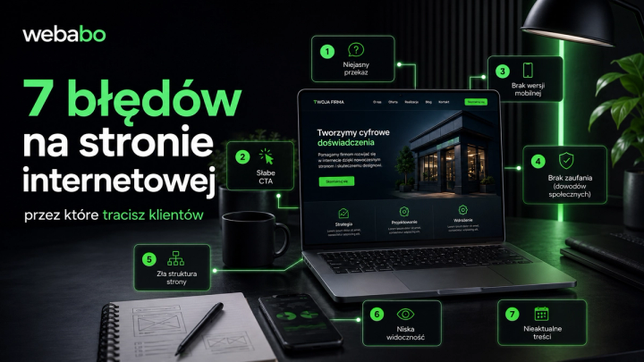 błędy na stronie internetowej