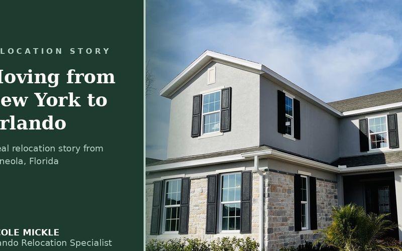 Two-story new construction home in Minneola, Florida featured on a blog post about relocating from New York to Orlando
