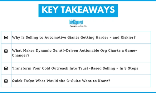 BizKonnect Key Takeaways List