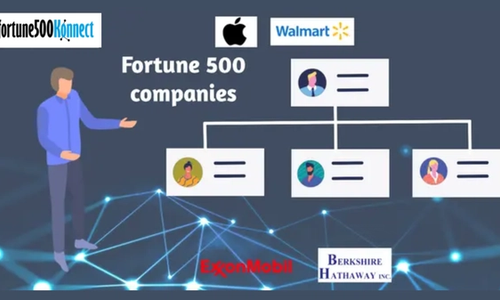Fortune500 company org charts