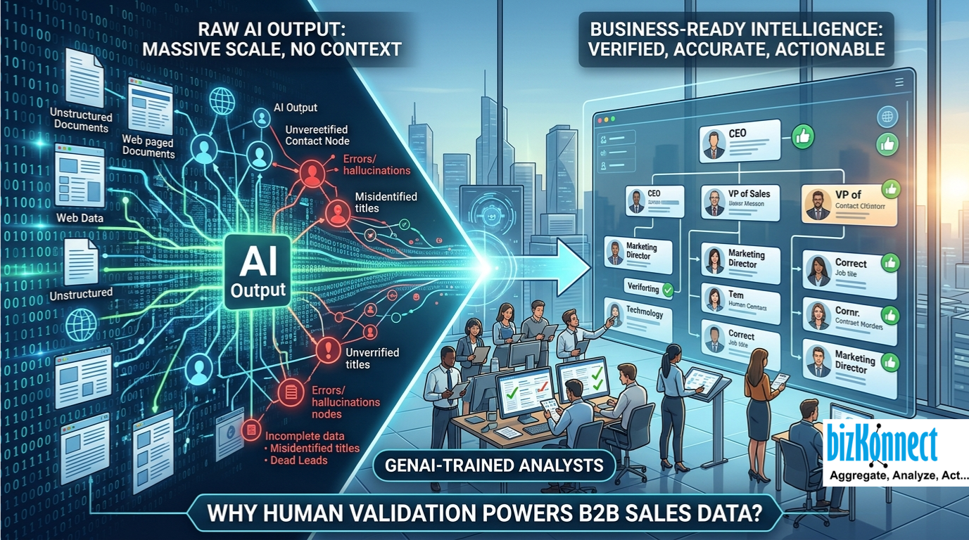 B2B data human validation