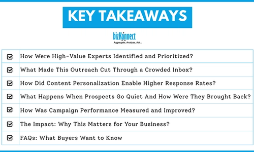 Expert Outreach Key Points