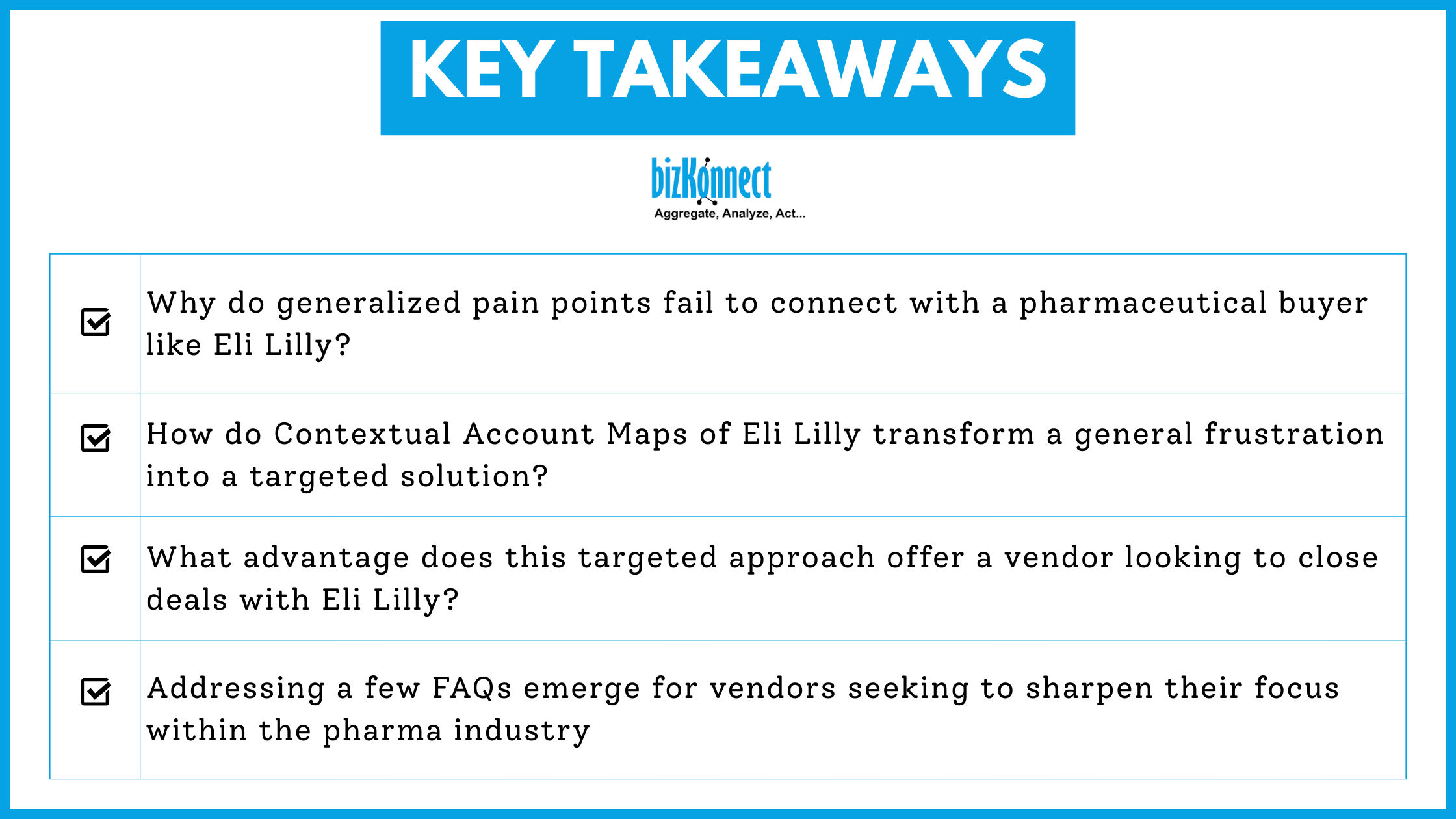Eli Lilly pharma takeaways