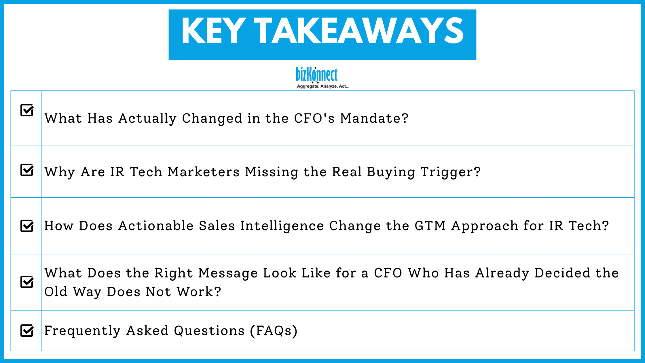 CFO Sales Intelligence FAQs