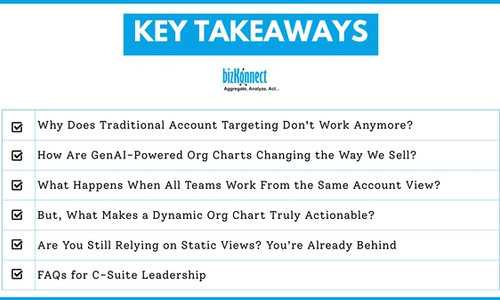 Key takeaways on org charts