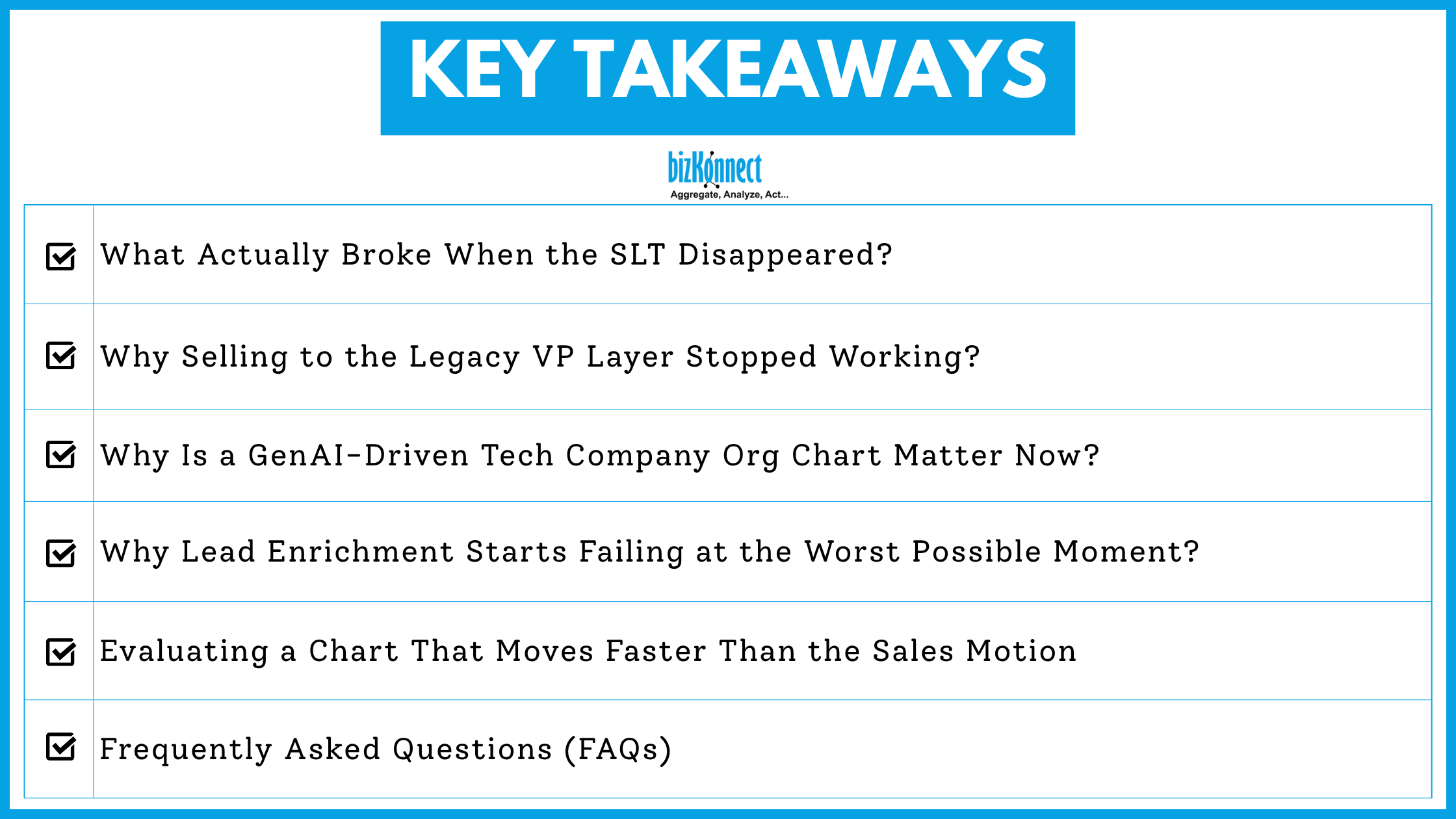 TechKonnect Key Insights