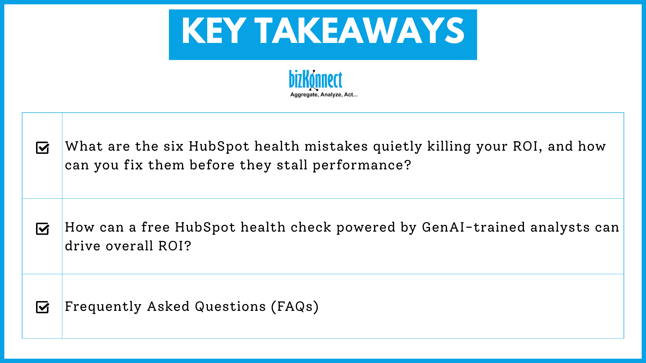 Key takeaways on HubSpot ROI insights