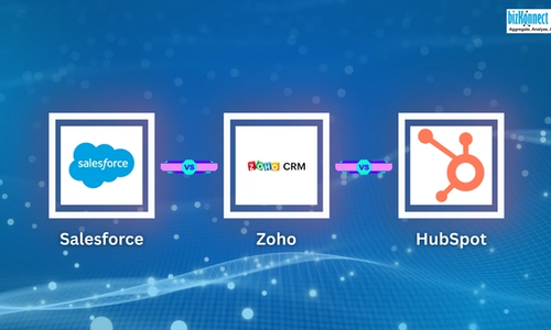 Salesforce Zoho HubSpot CRM