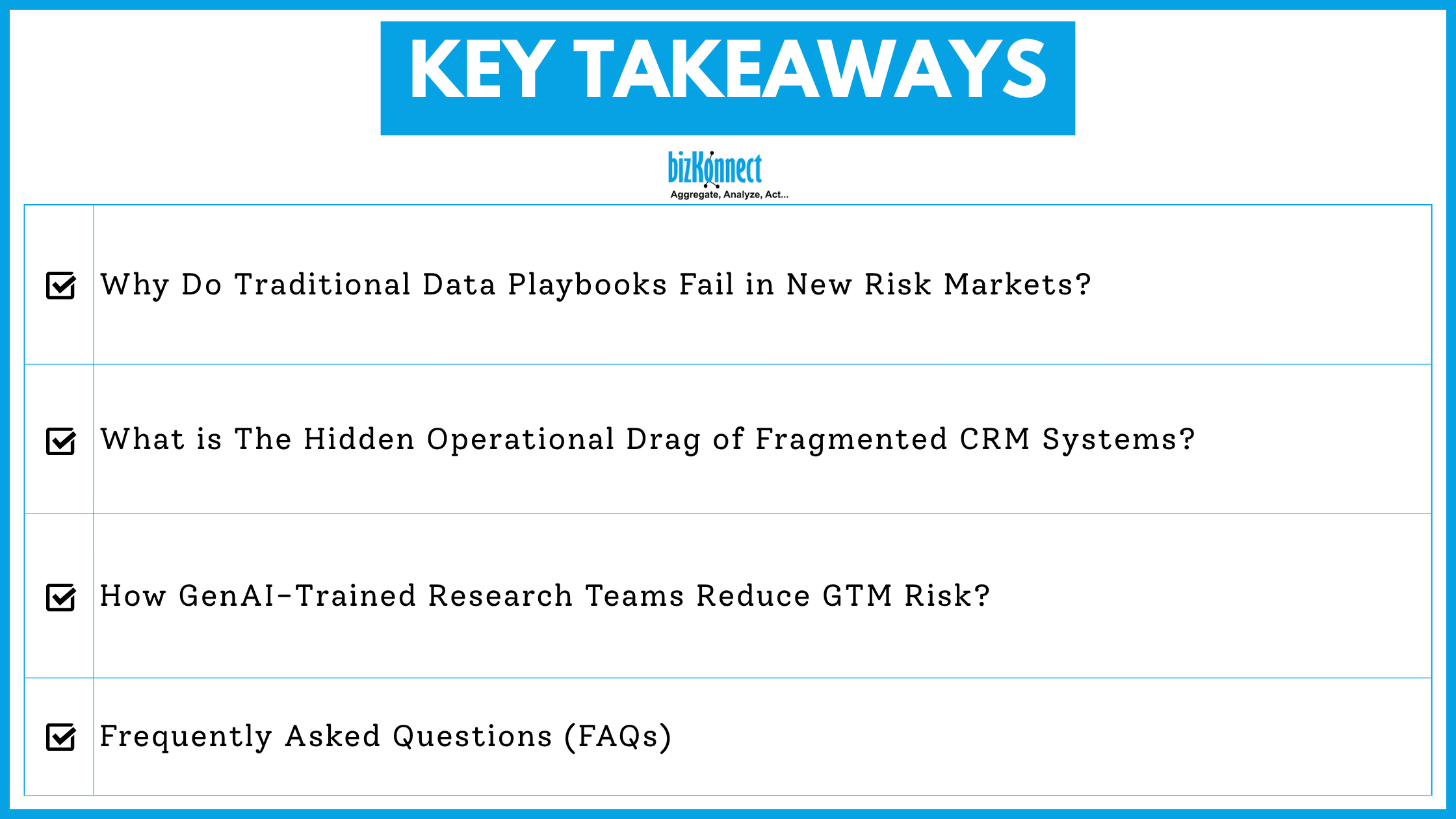 CRM Risk Management Key Points