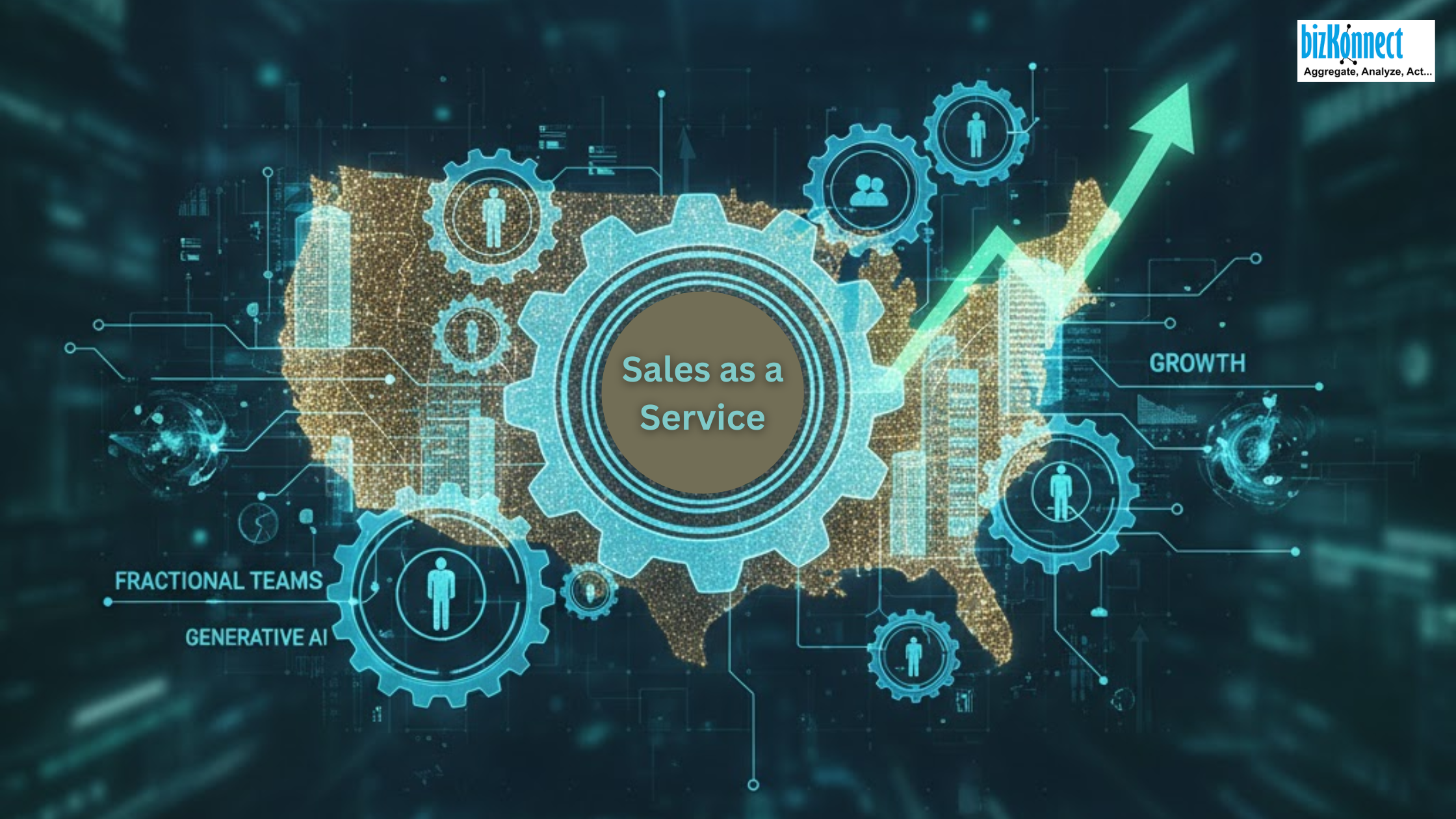 US sales model tech concept