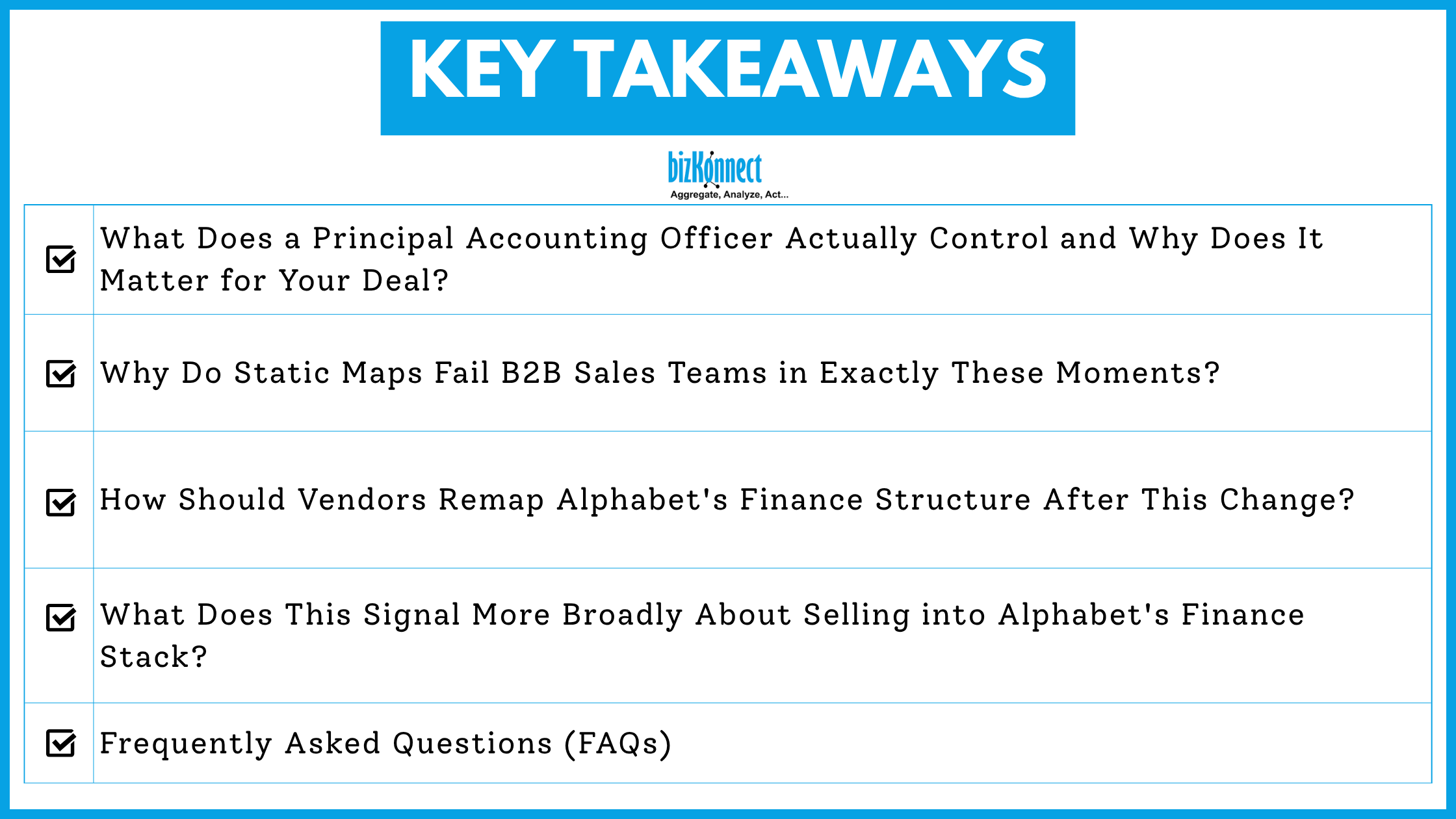 Google Finance Key Takeaways