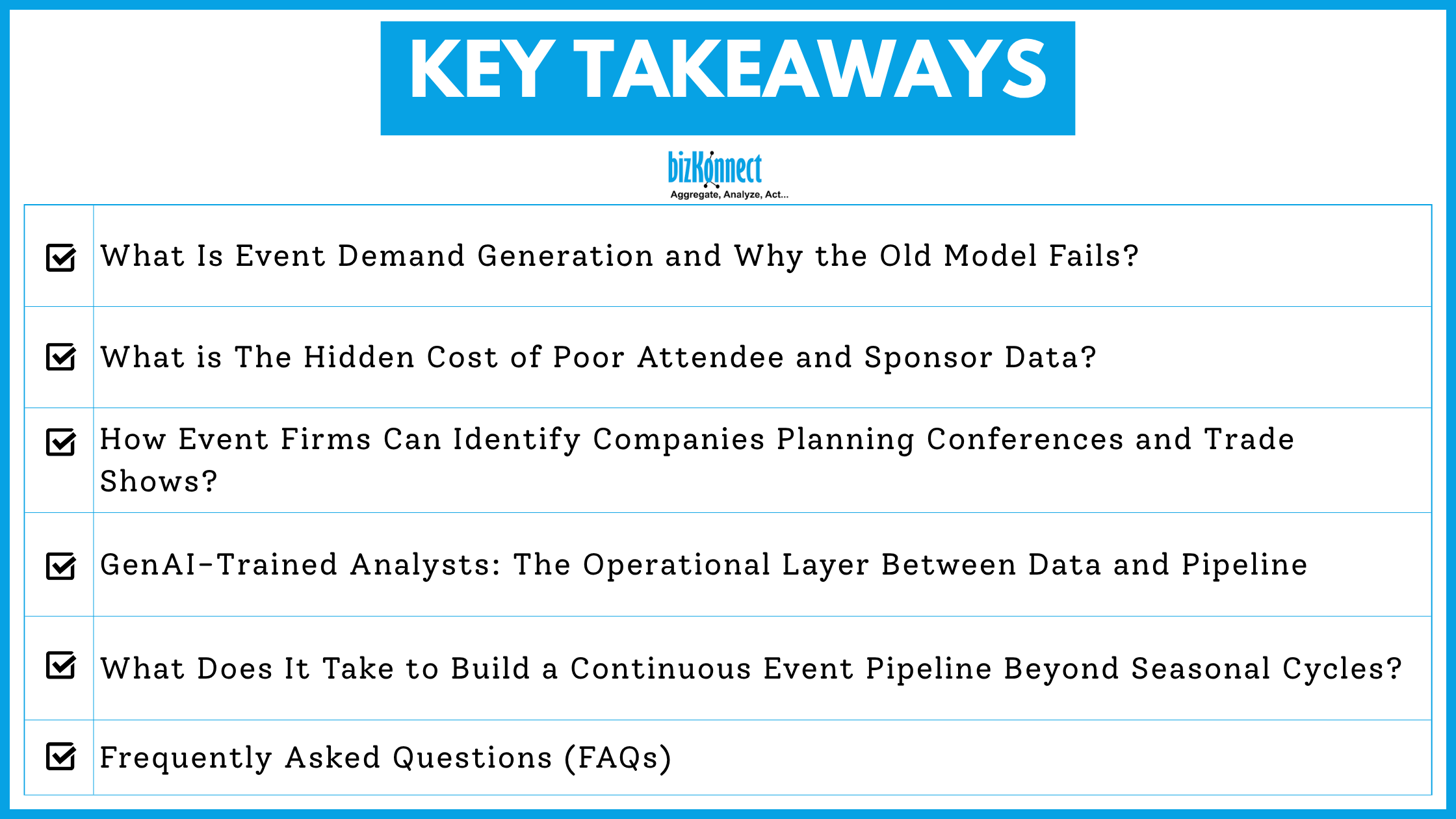 Event CRM key takeaways