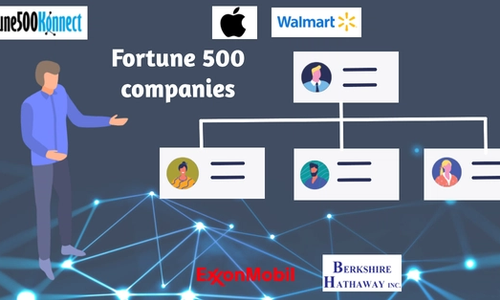 Fortune500 companies org charts