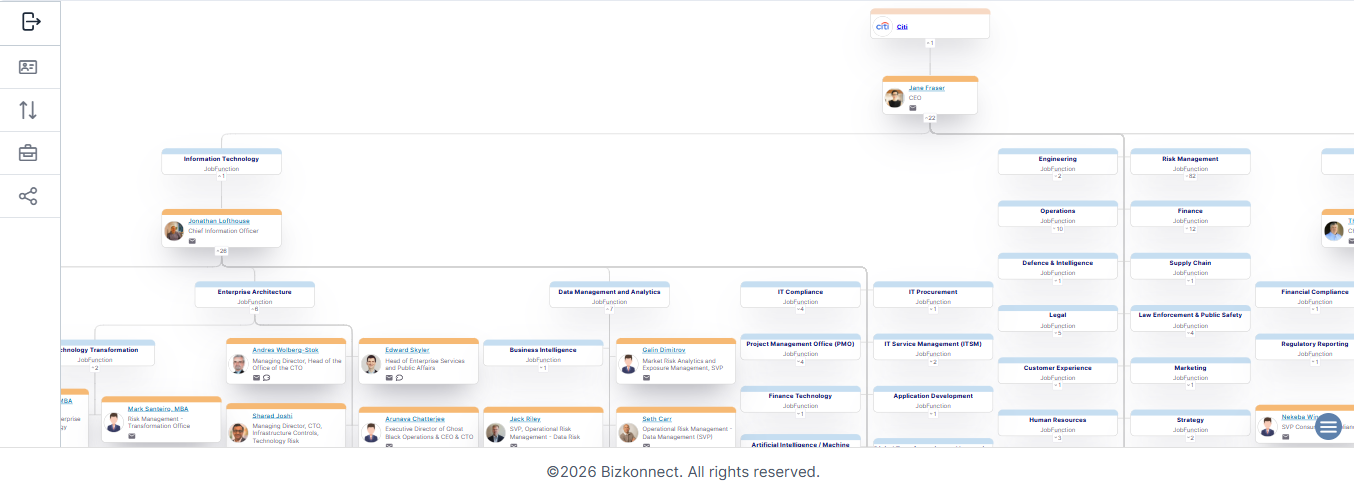 Citi org chart