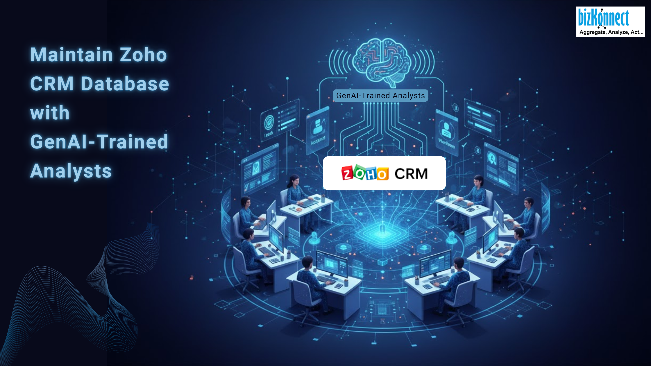 Zoho CRM database support AI
