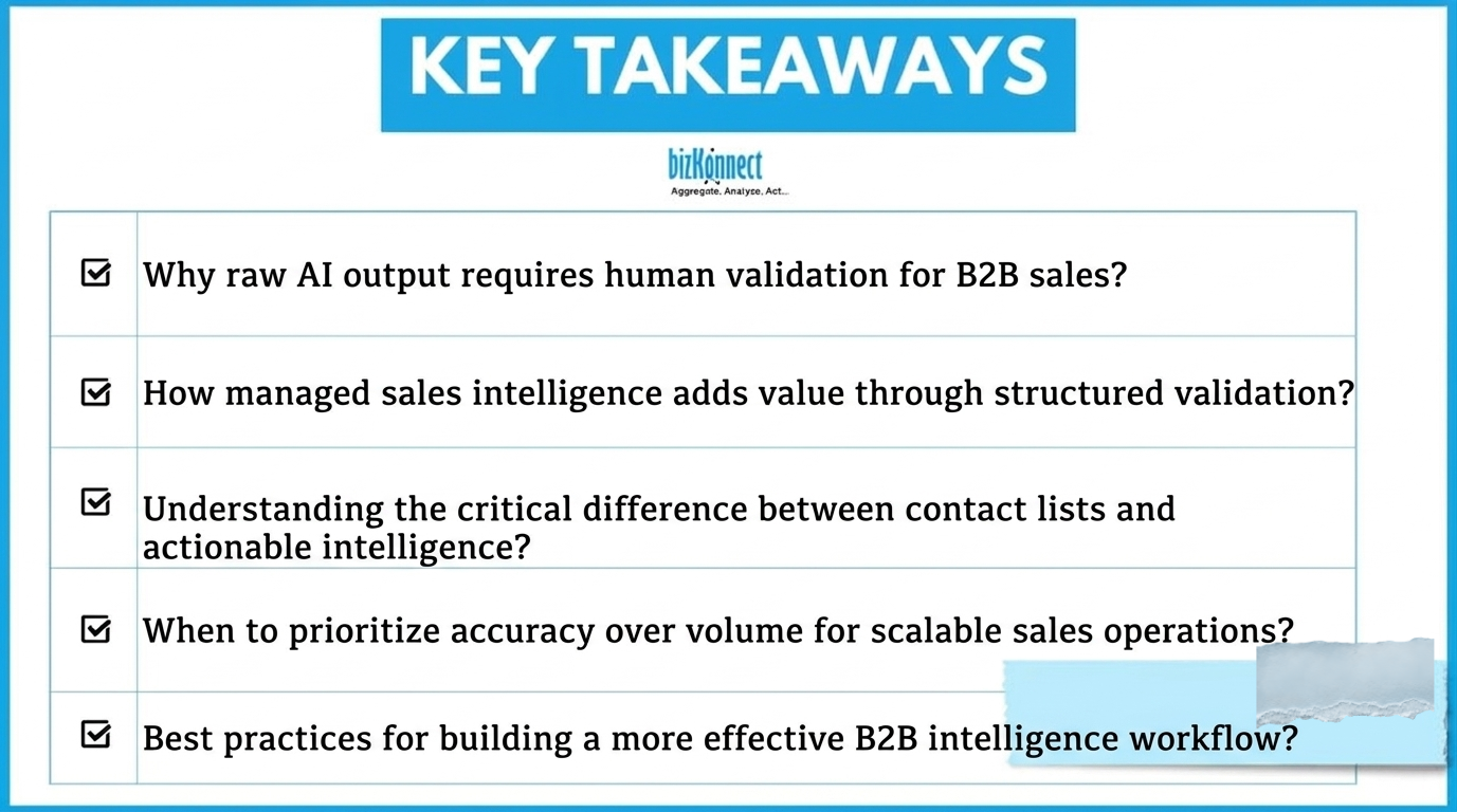 B2B sales intelligence insights