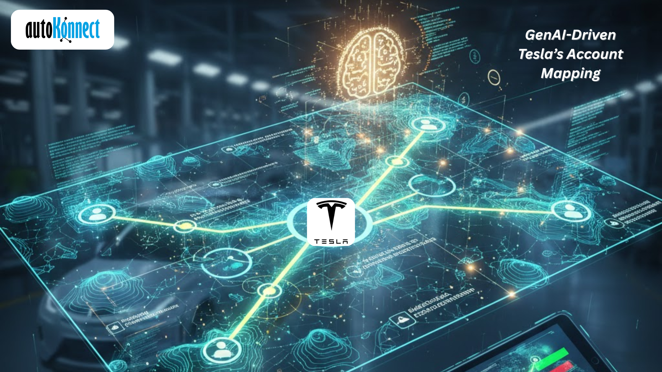 Tesla AI account map