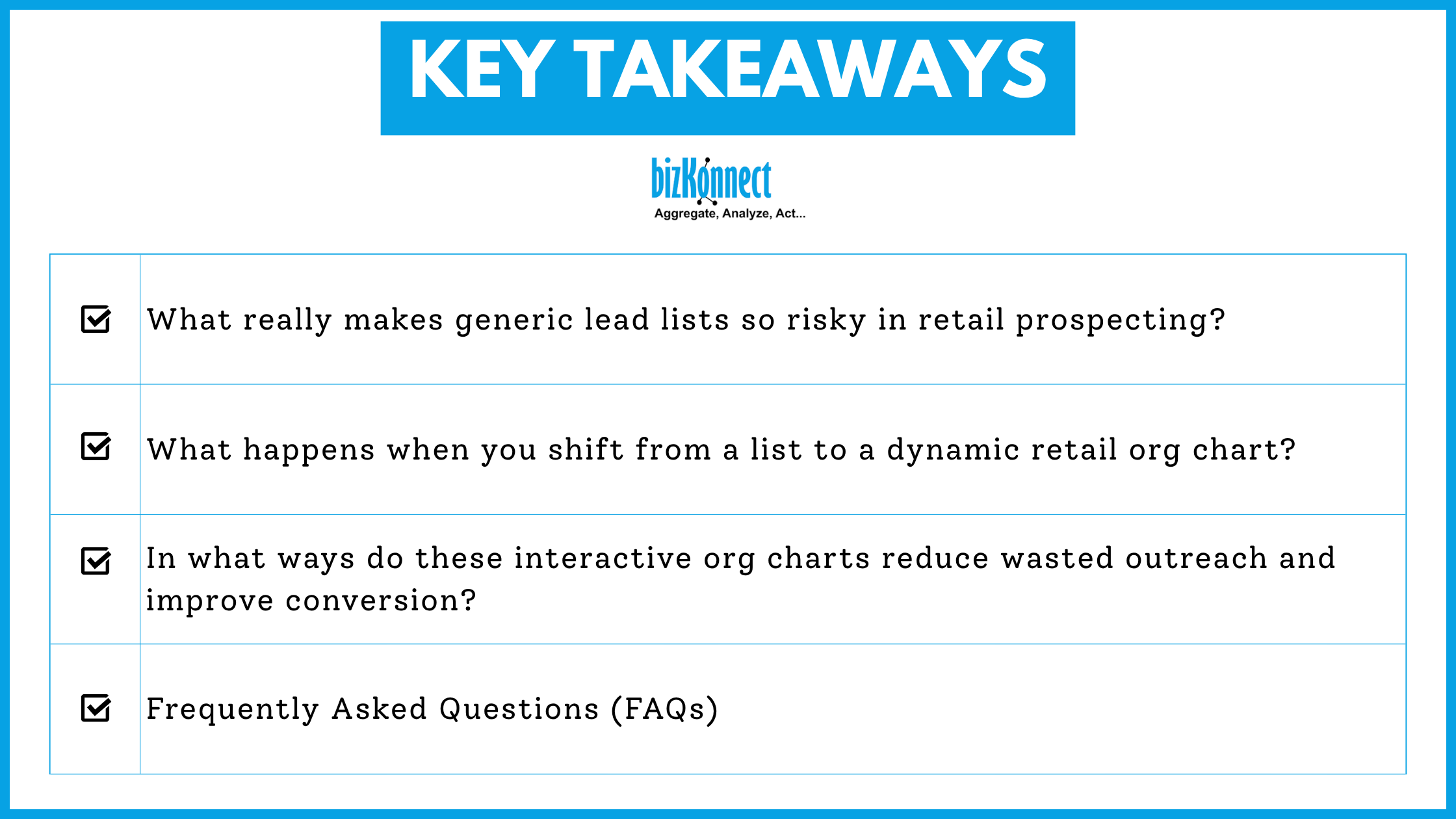 Retail prospecting insights