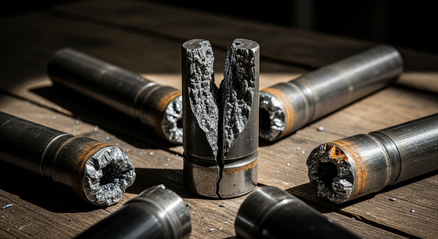 Editorial photograph for article on common causes sucker rod failures