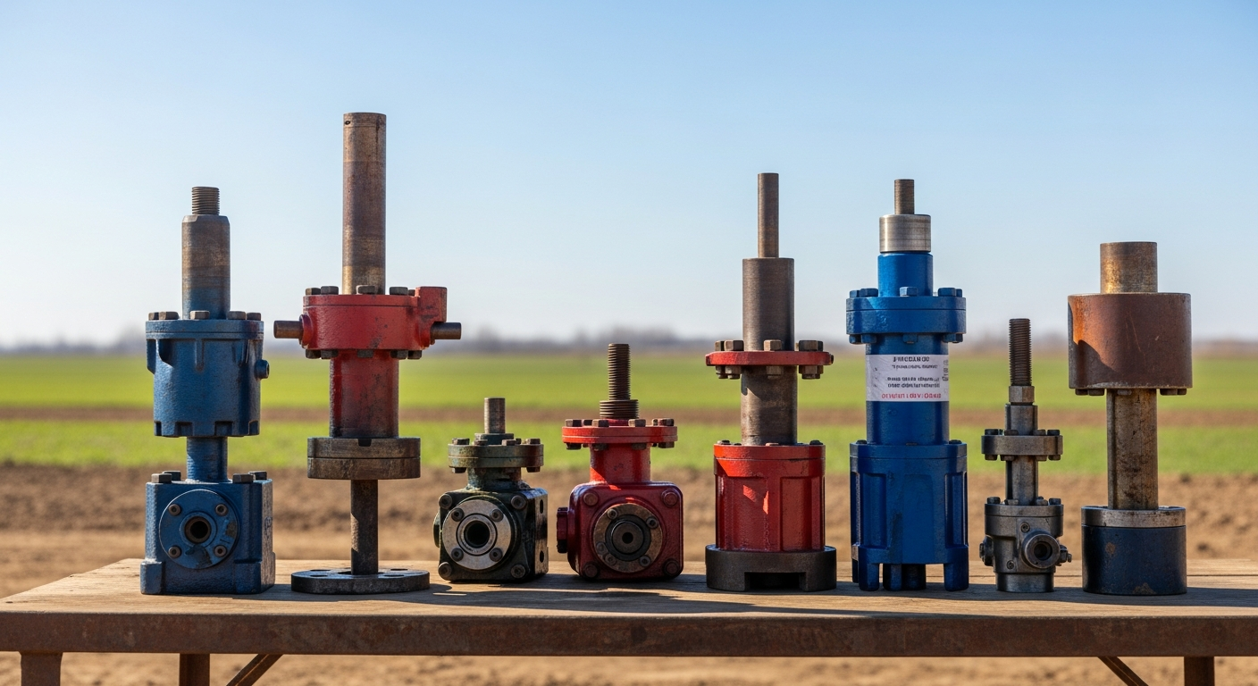 Editorial photograph for article on choosing downhole pump type