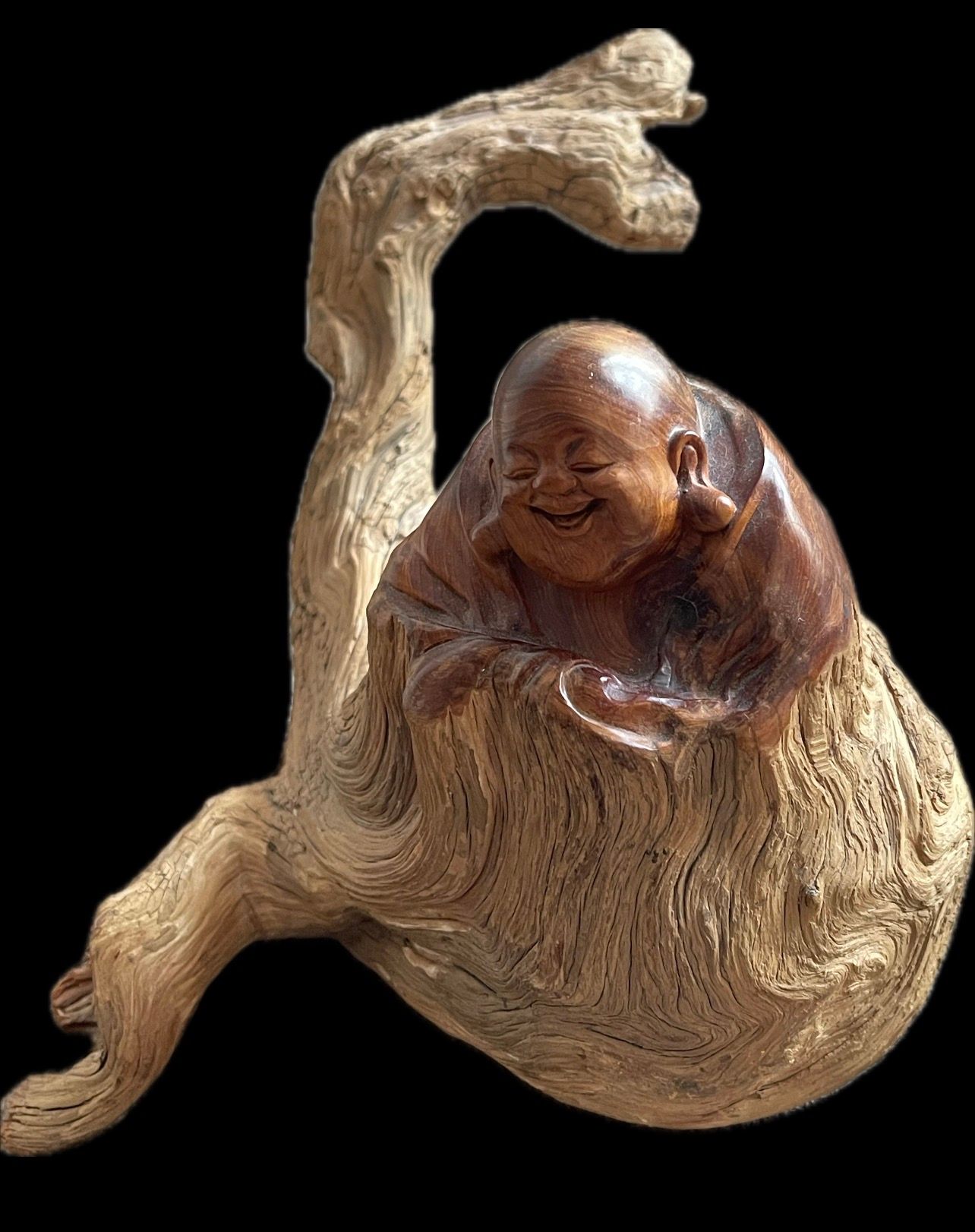 Smiling Buddha. 