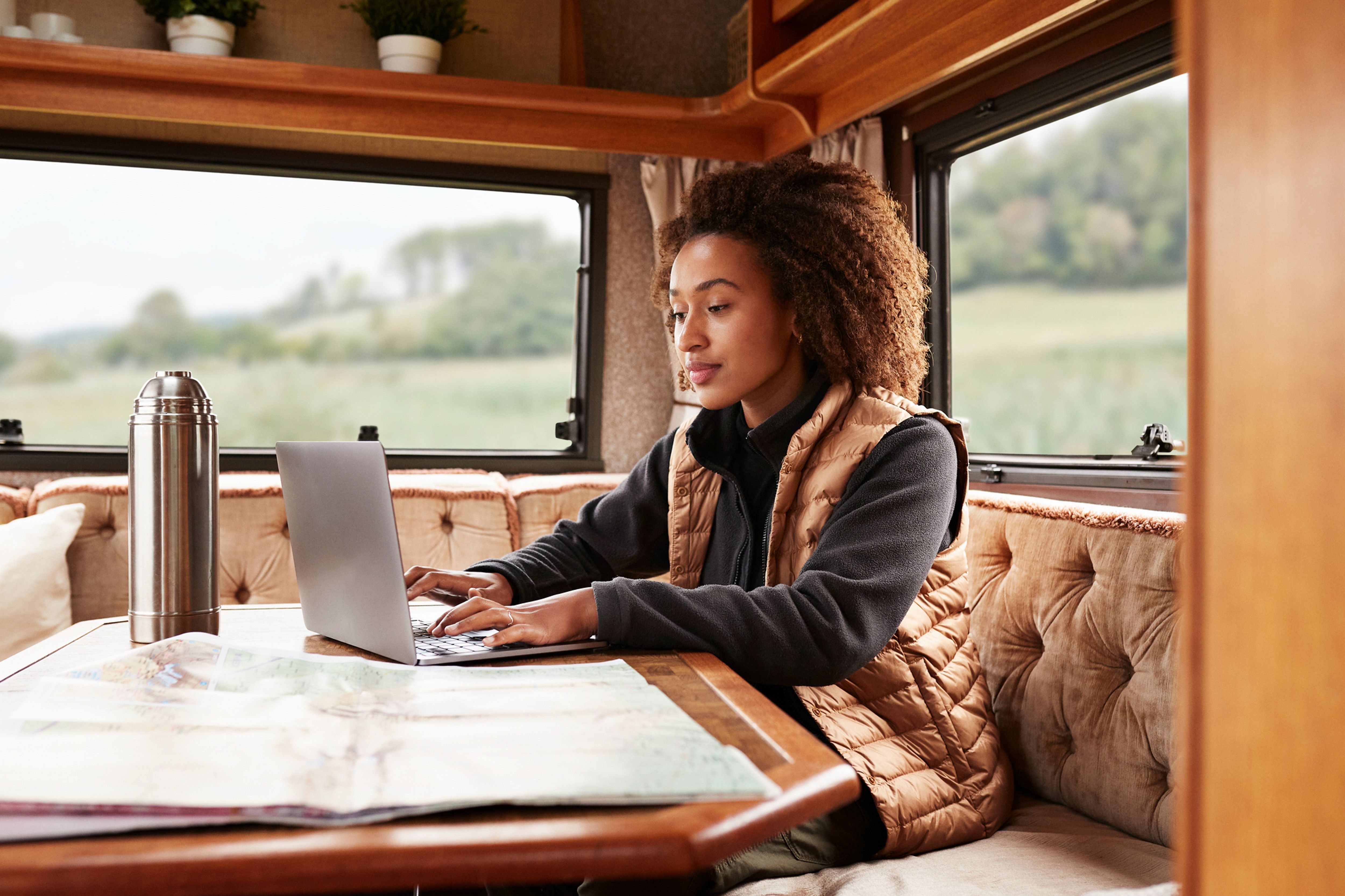 Camping...and Teleworking? Oh, yeah!