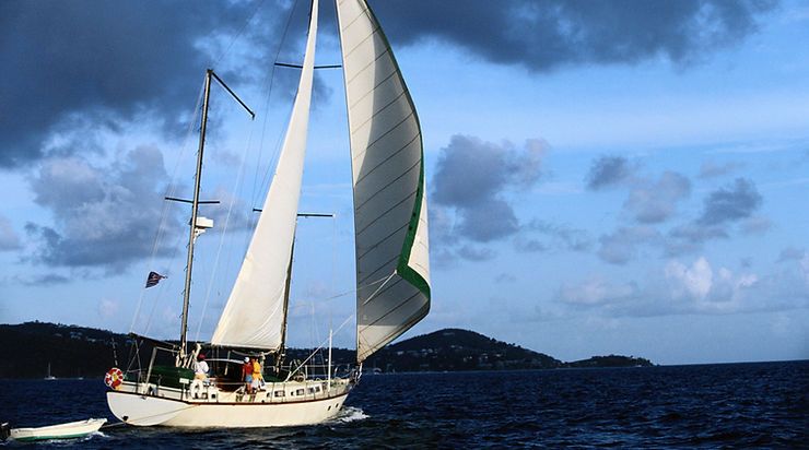 Sailing away!