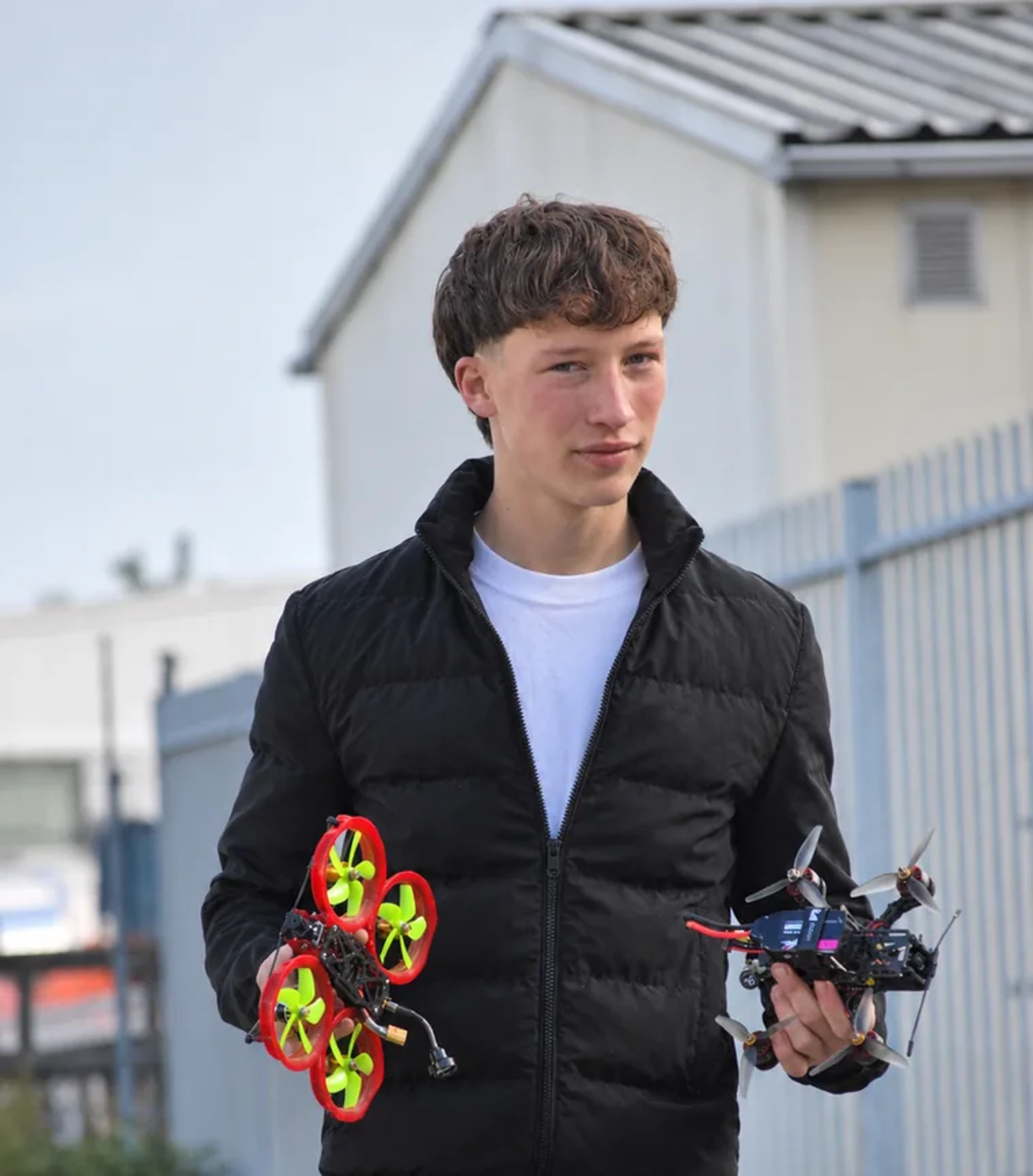 Ralf with his FPV drones