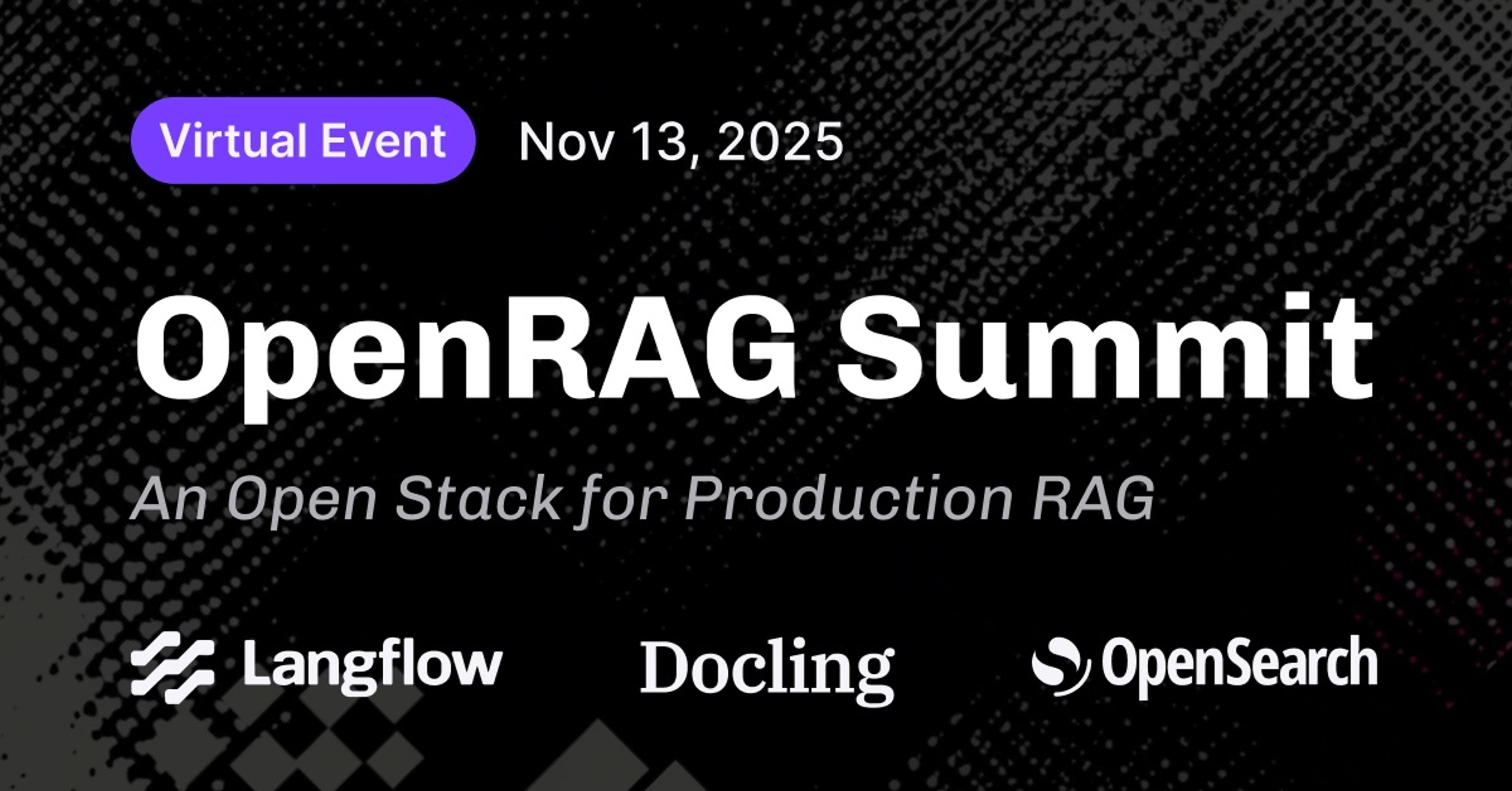 OpenRAG Summit