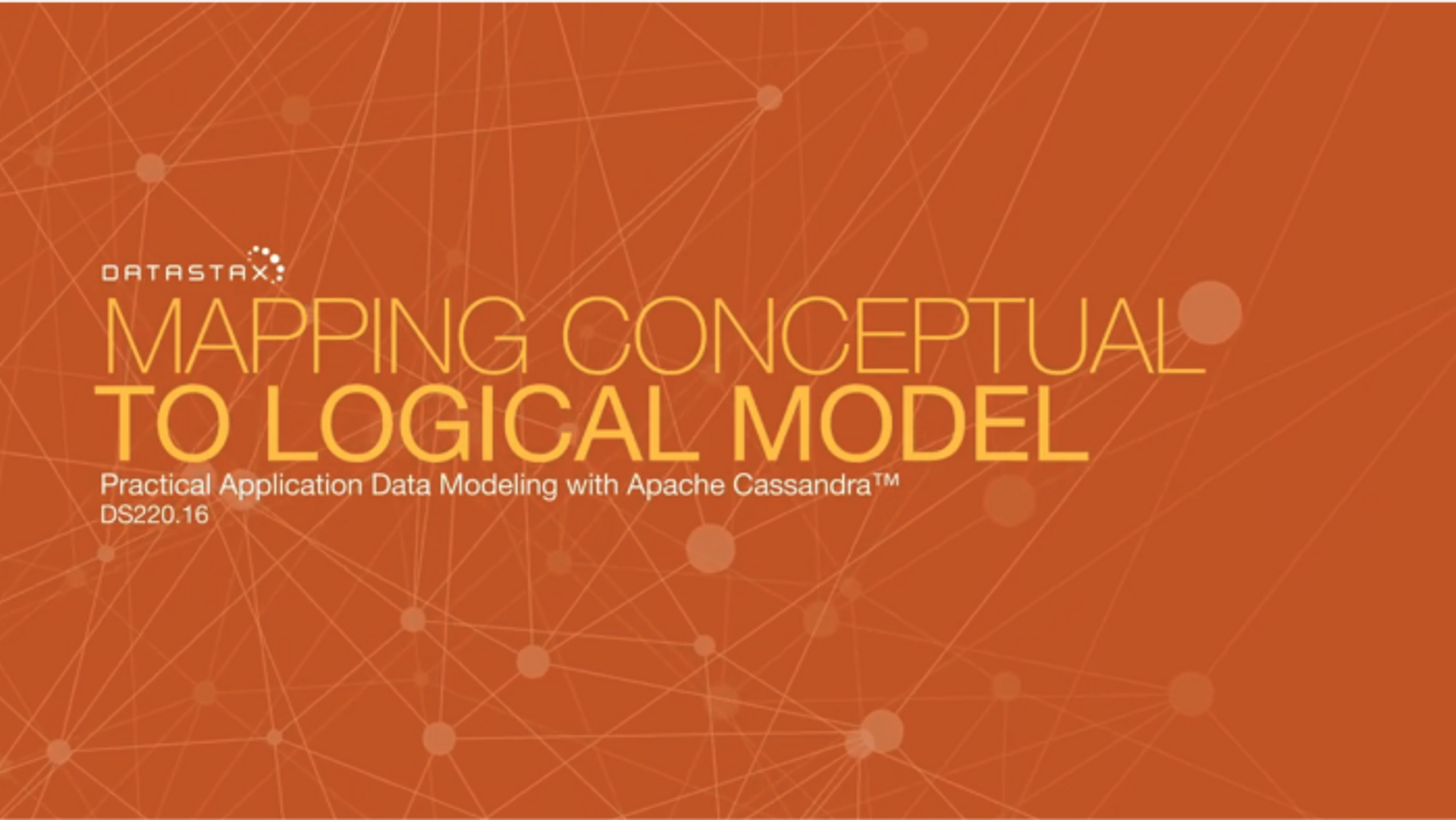 Mapping Conceptual To Logical Model