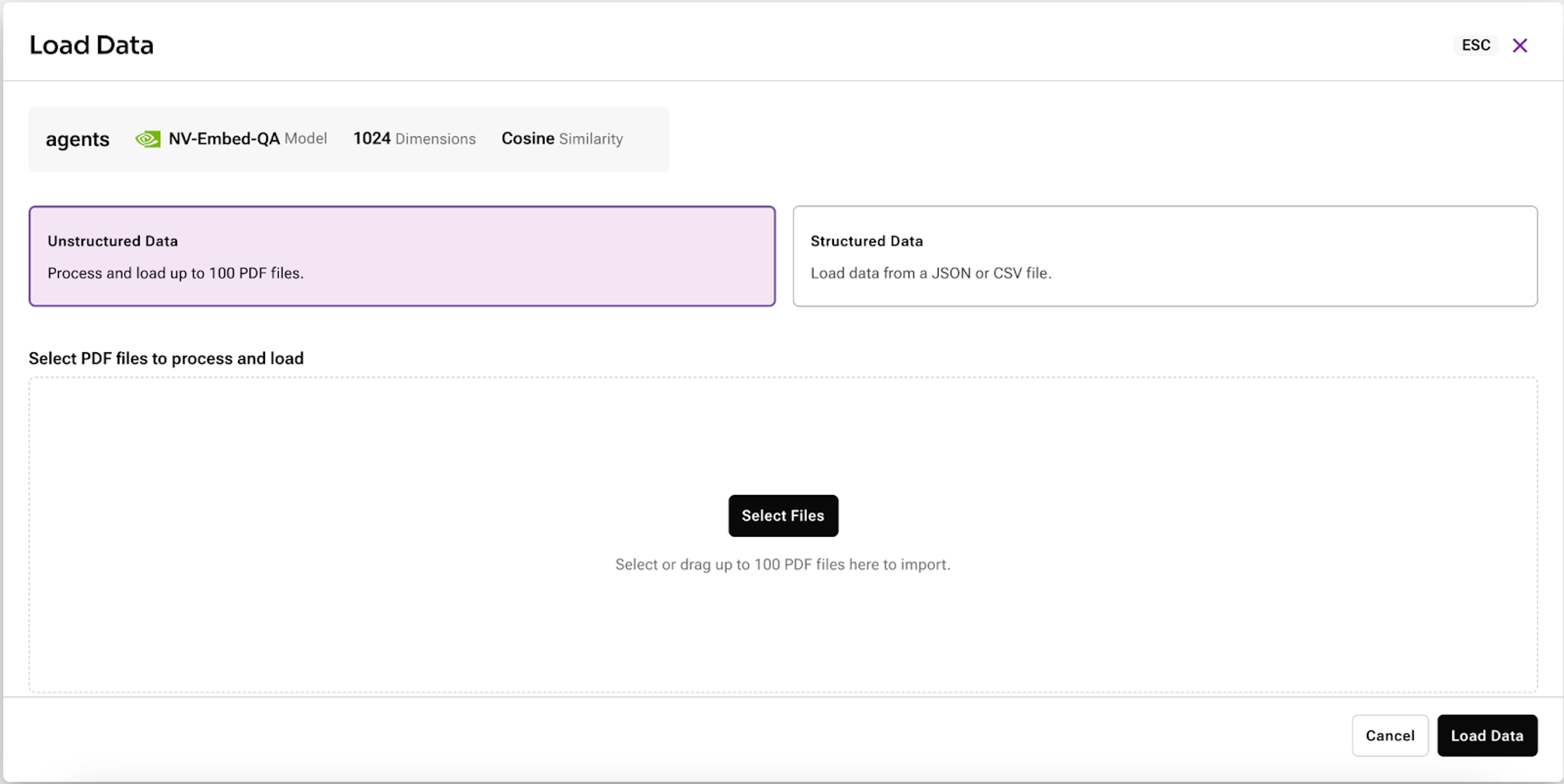 Unstructured with Astra Data Loader for PDFs