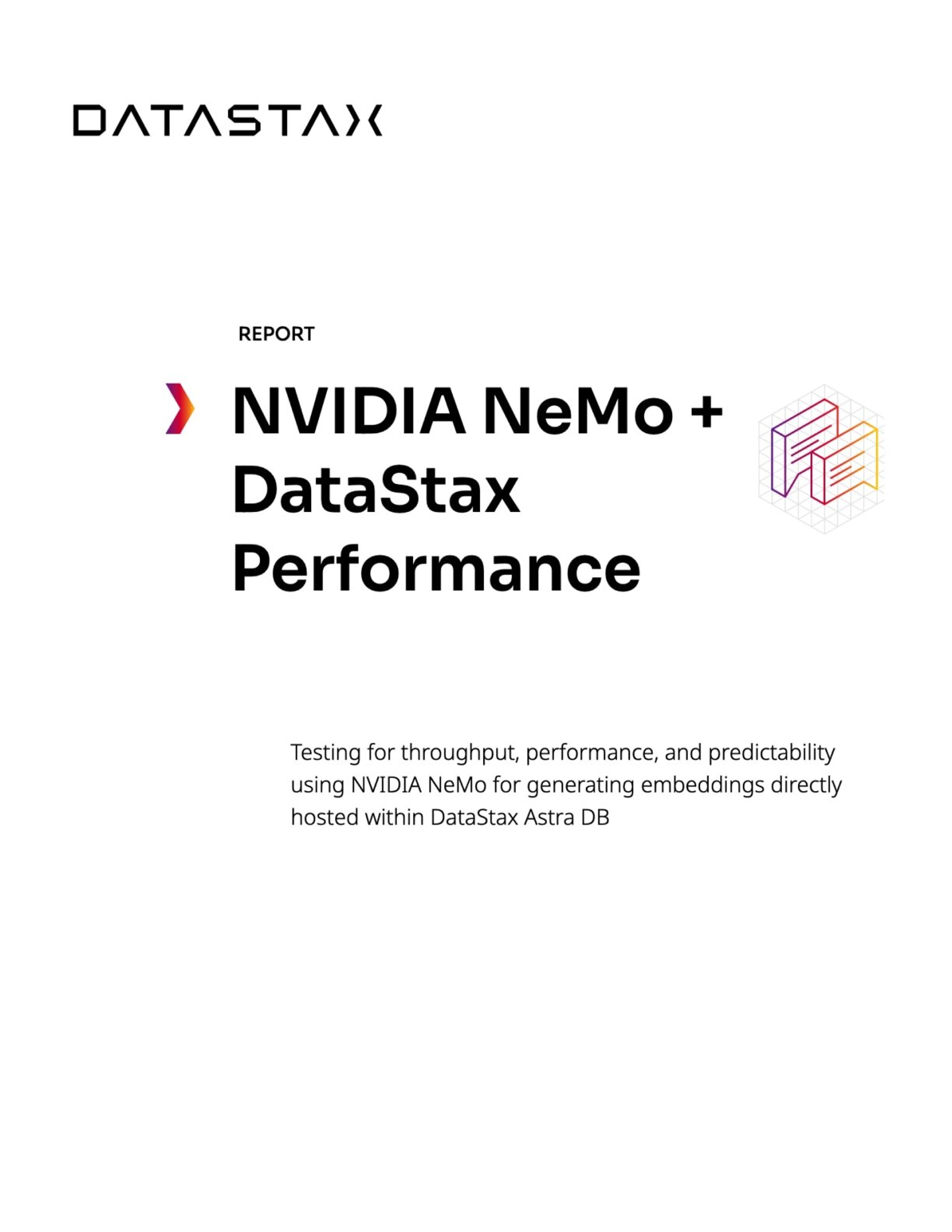 NVIDIA NeMo Hosted in Astra DB Performance Study