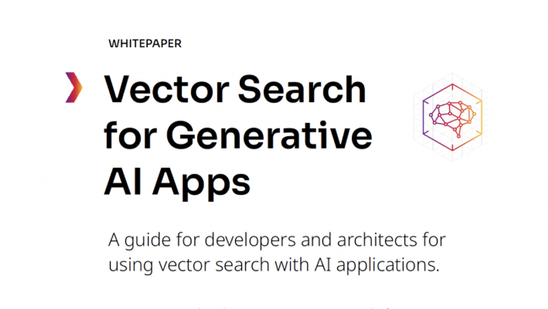Vector Search for Generative AI Apps