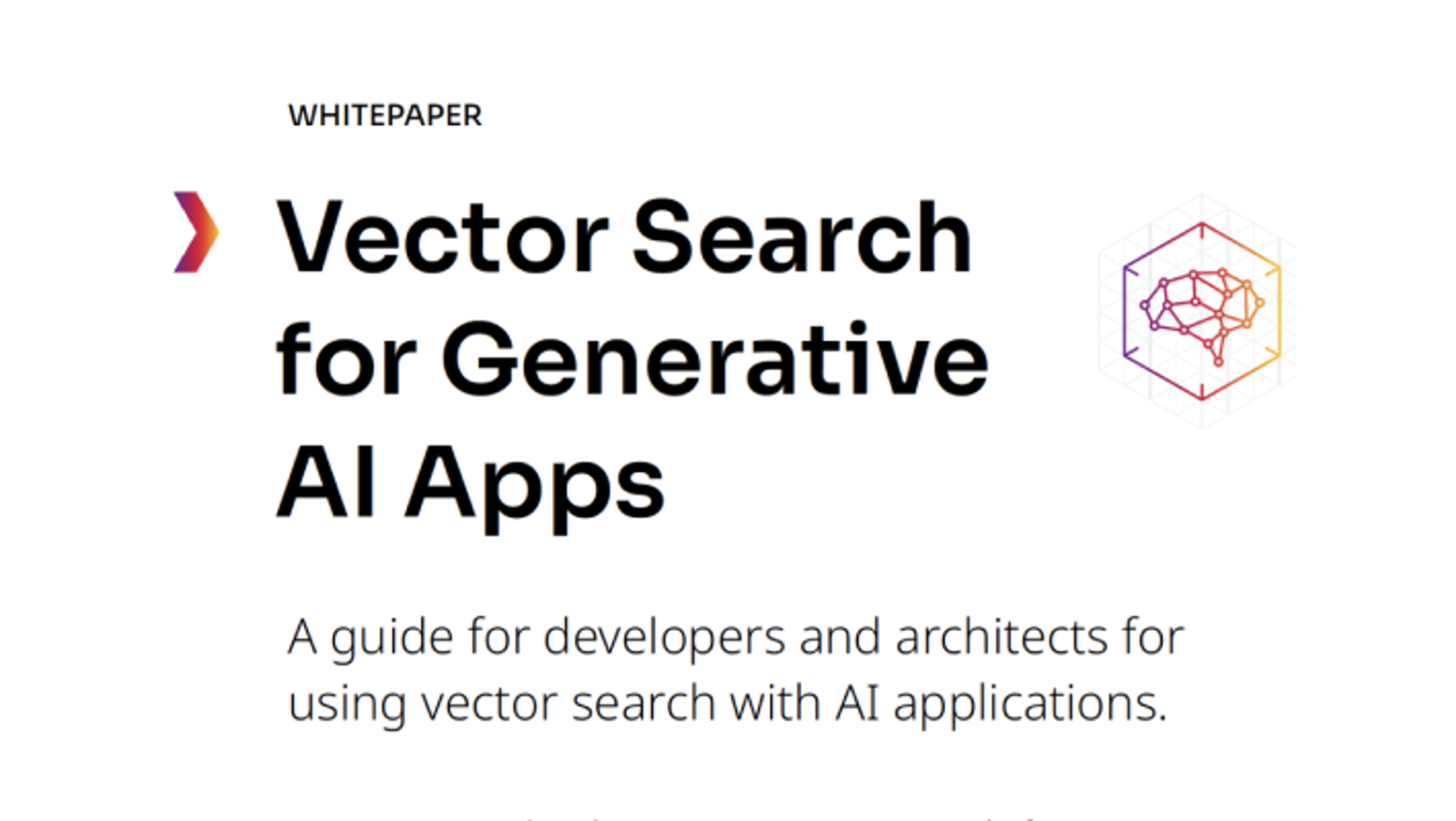 Vector Search for Generative AI Apps