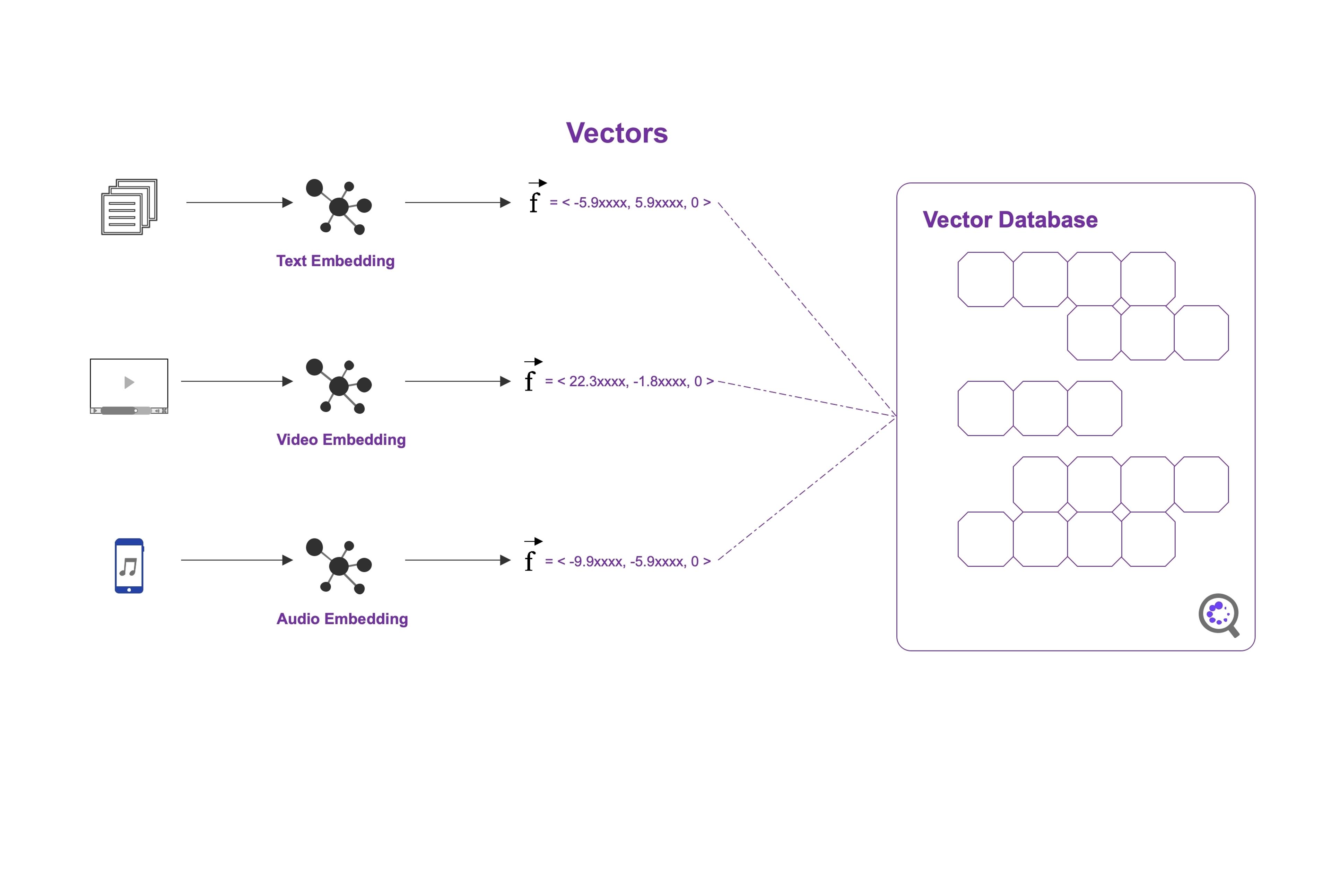 Vector embedding representation 