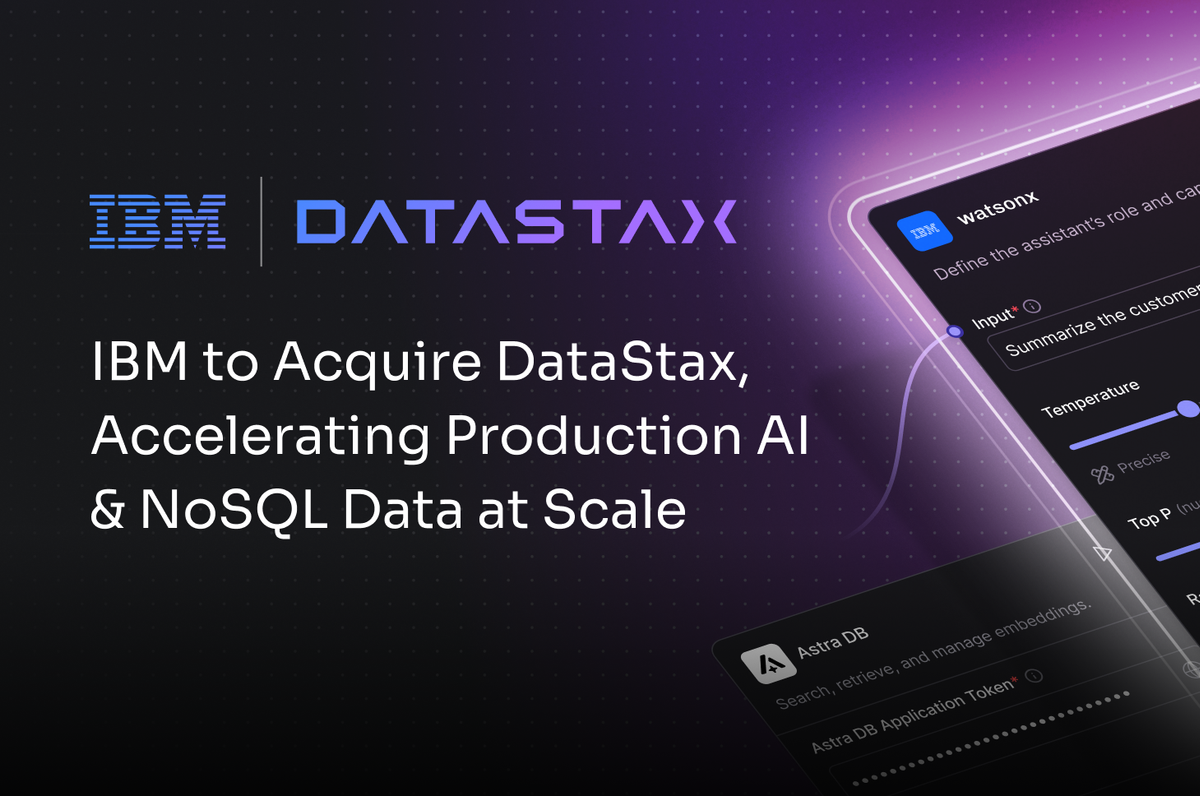 Accelerating Production AI and Bringing NoSQL Data at Scale to All Enterprises