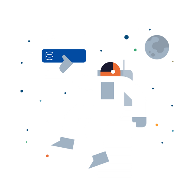 Astronaut Creating a database