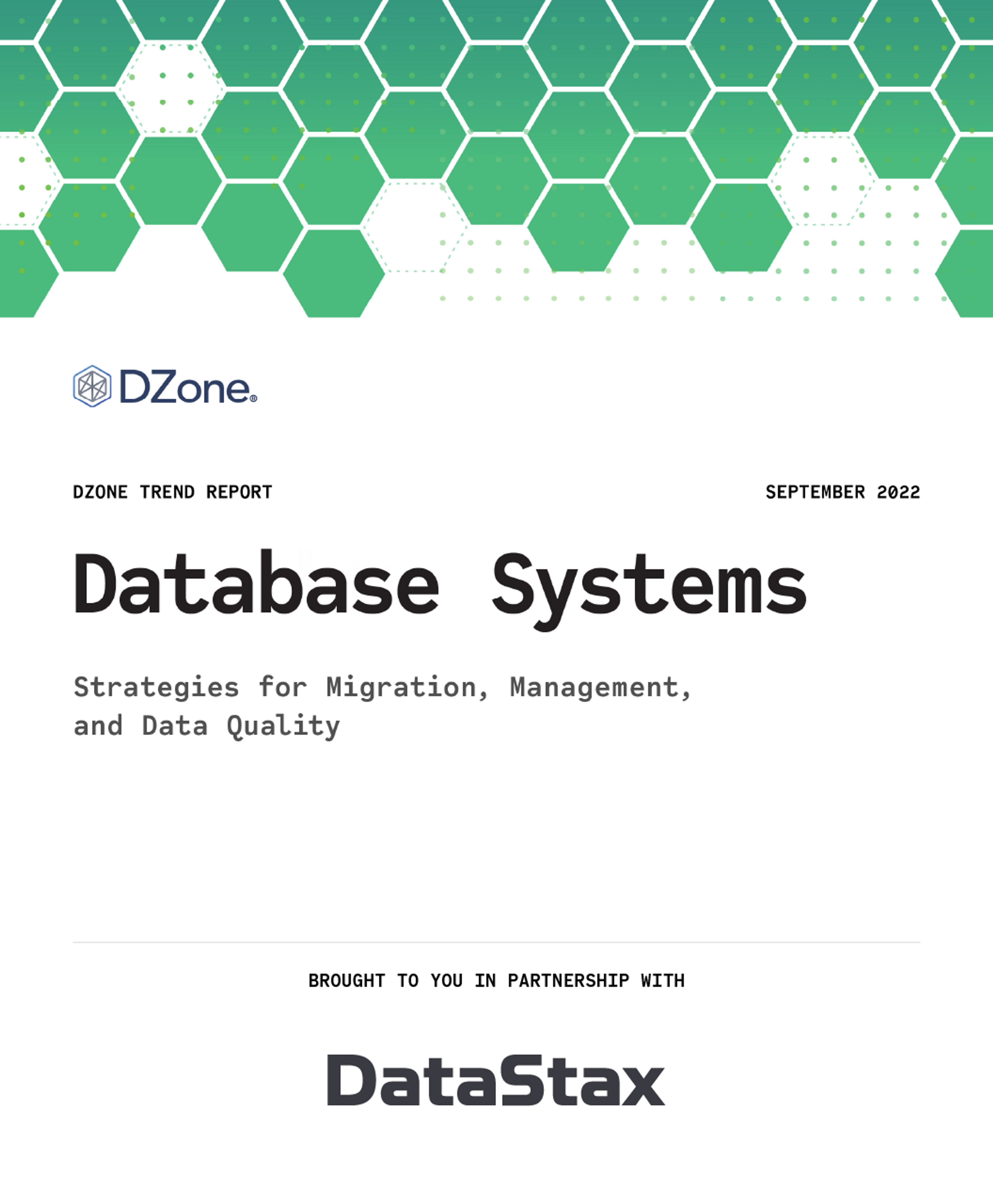Database Systems Trend Report September 2022