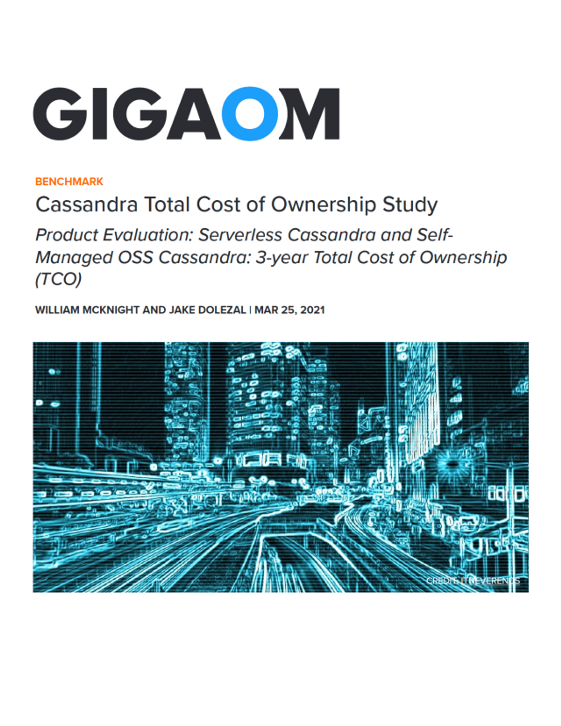 Cassandra Total Cost of Ownership Study Cover