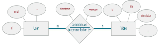 Conceptual diagram of the video application