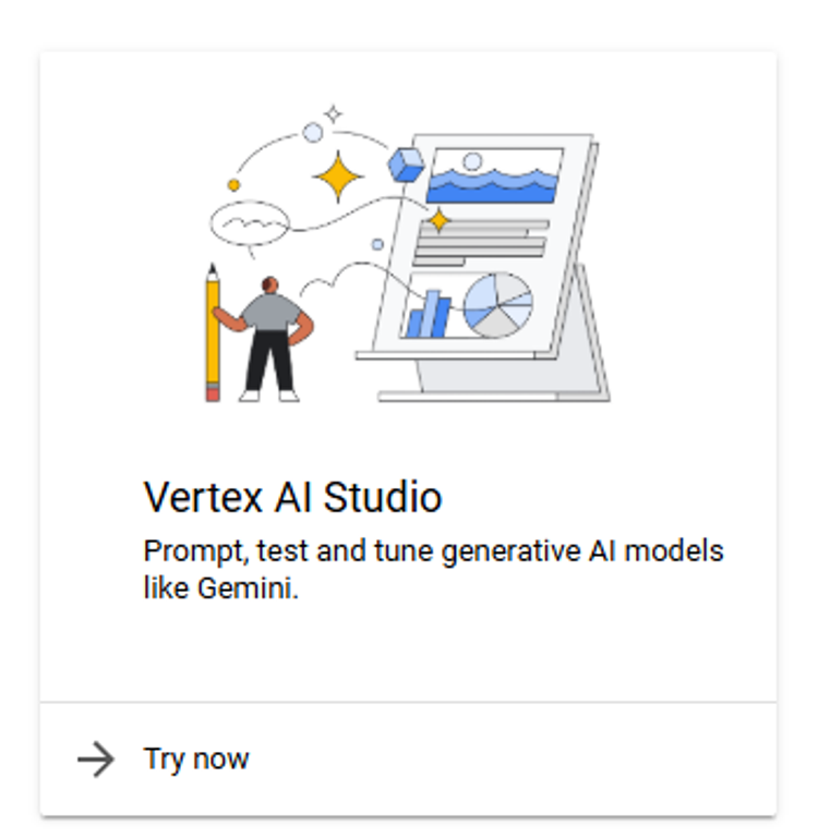 getting started with Vertex AI Studio