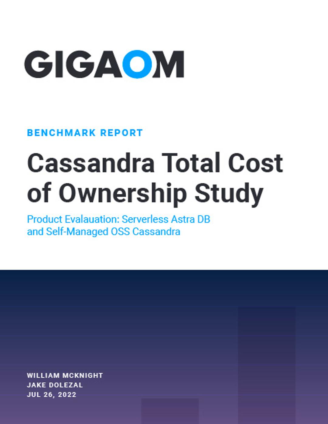 Cassandra Total Cost of Ownership Study
