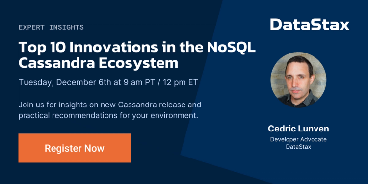  Top 10 Innovations in the NoSQL Cassandra Ecosystem