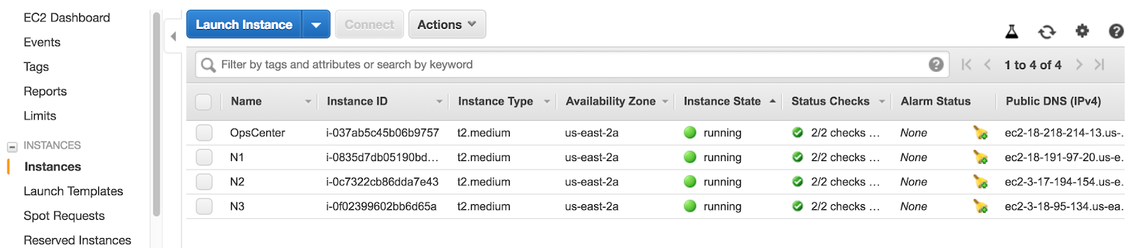 Launch Instance