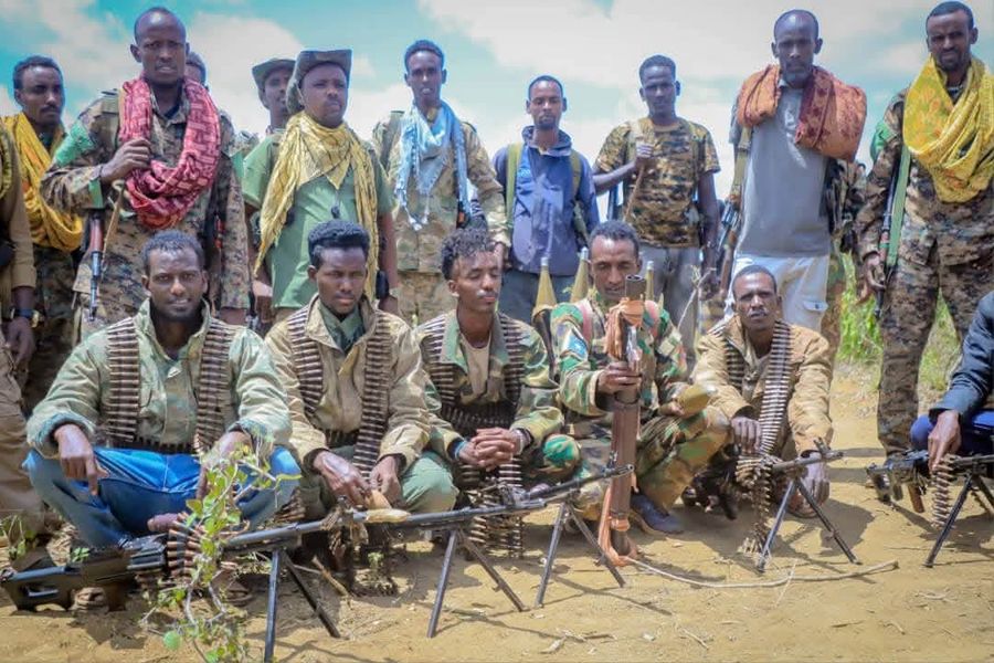 Troops From Berdale Join Laftagareen Forces Outside Baidoa