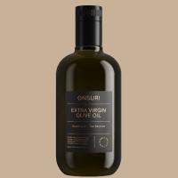 A bottle of ARBEQUINA SP-1 extra virgin olive oil