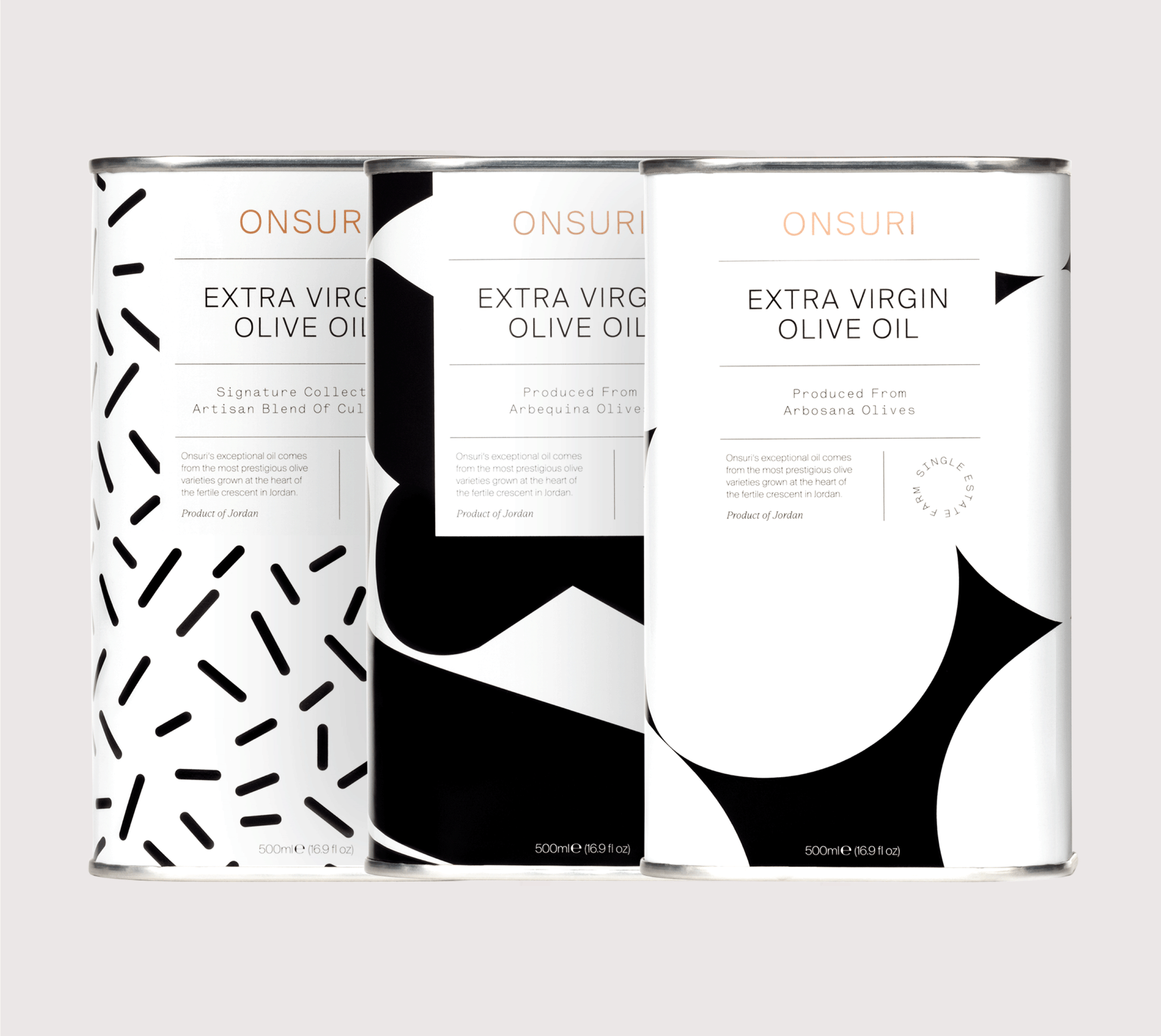 3x 500ml Tins - Polyphenols from 651 mg/kg to 1504 mg/kg