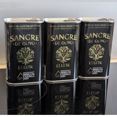 3 tins of Sangre de Olivo Elixir