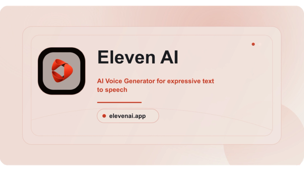 image of Eleven AI Voice Generator image of Eleven AI Voice Generator