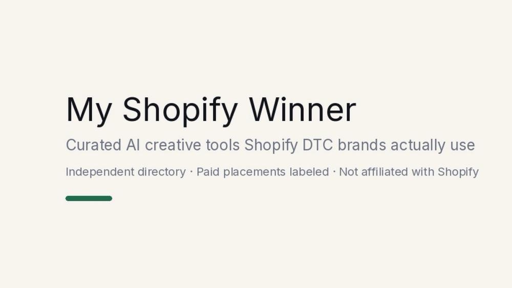 image of My Shopify Winner image of My Shopify Winner